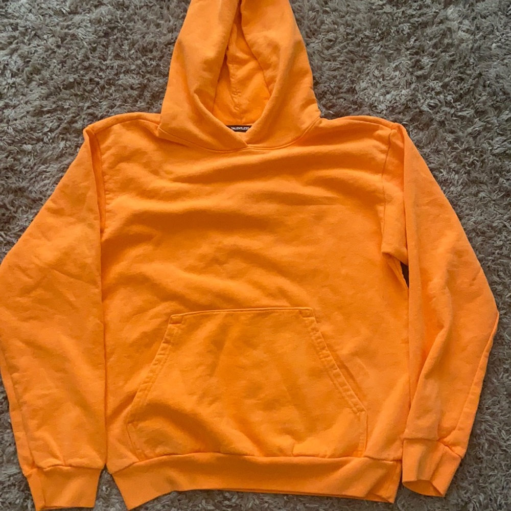 TALENTLESS HOODIE NWOT NEON ORANGE